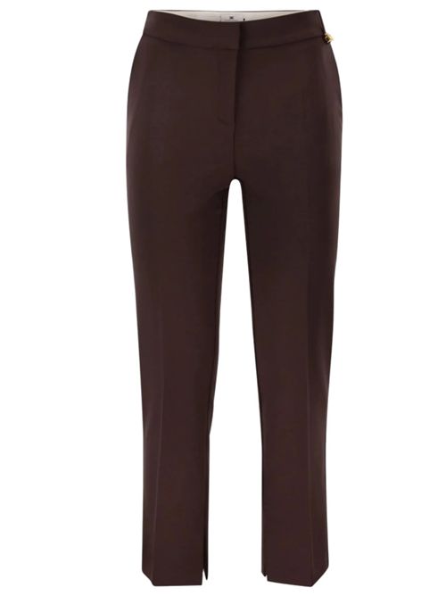 LOGO CHARM PANTS ELISABETTA FRANCHI | PA16661E2644 cacao